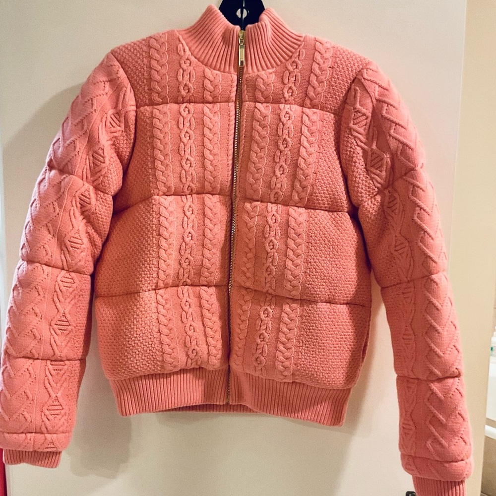 Amazing deal 🩷  Pink Loveshackfancy Andora Bomber Jacket, XS 🌸 NWOT